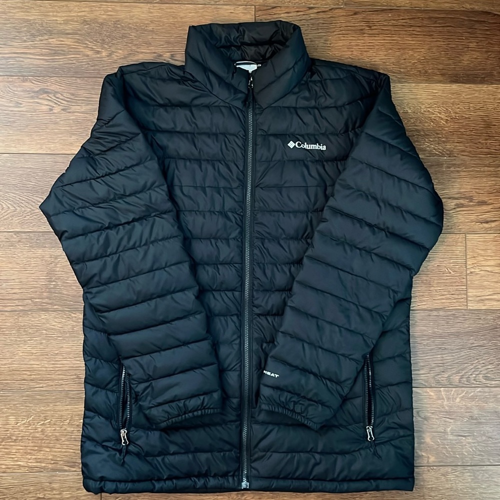 Like New Columbia Powder Lite II LT Men’s Coat with Omni-Heat Reflective Lining